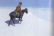 The Scout:Friends or Foes (mk43) Frederic Remington